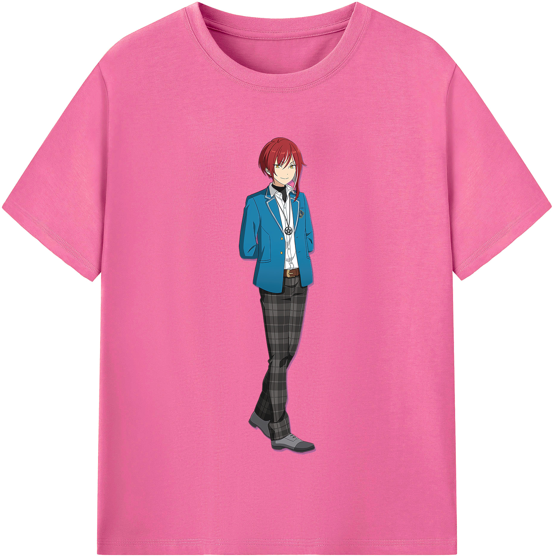 （画像用） あんさんぶるスターズ! Ensemble Stars レディースカジュアルプリントTシャツ（綿100％）